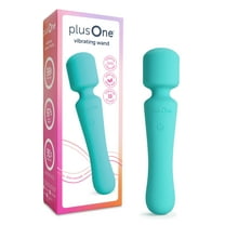 plusOne Vibrating Soft Touch Wand, 10 Vibration Settings, Waterproof
