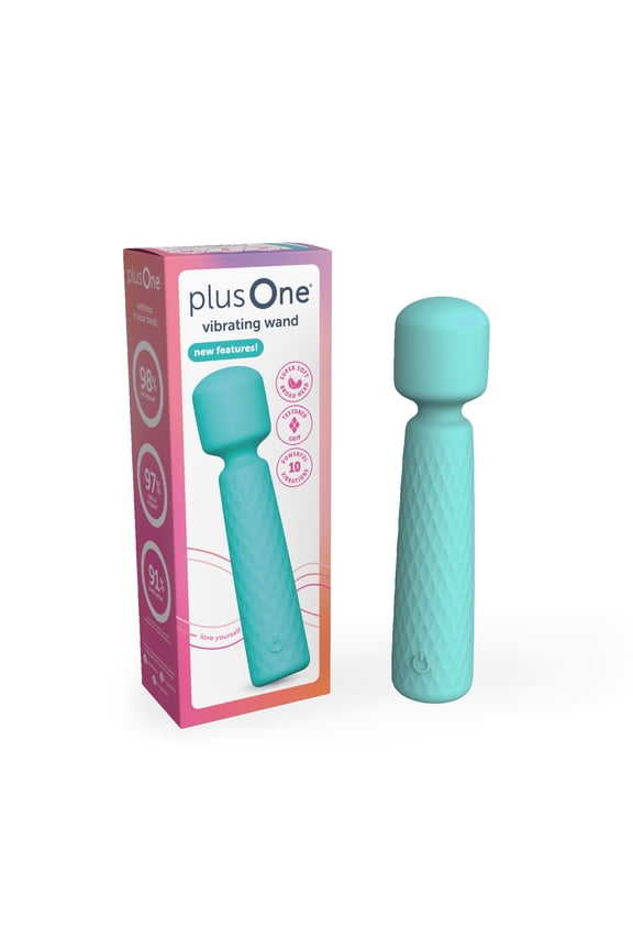 Vibrating Soft Touch Wand, 10 Vibration Settings, Waterproof