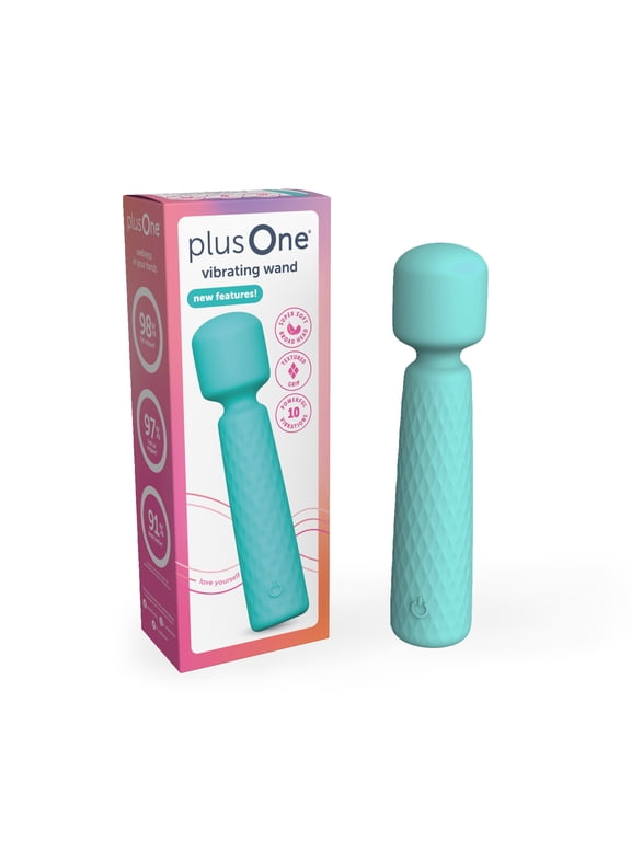 Vibrating Soft Touch Wand, 10 Vibration Settings, Waterproof
