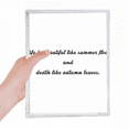 thumbnail image 1 of poetry quote life like summer flower notebook loose diary refillable journal statiry, 1 of 3
