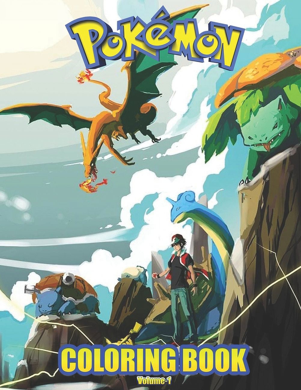 pokemon coloring book : Pokemon Coloring Book. Fun Coloring Pages Featuring Your Favorite