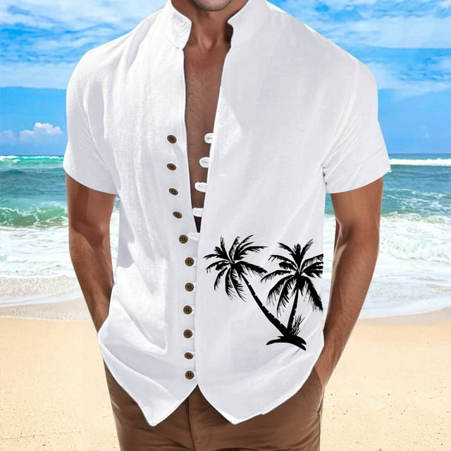 Polo T Shirts For Men Men'S Polo Shirts Short Sleeve Beach Holiday ...
