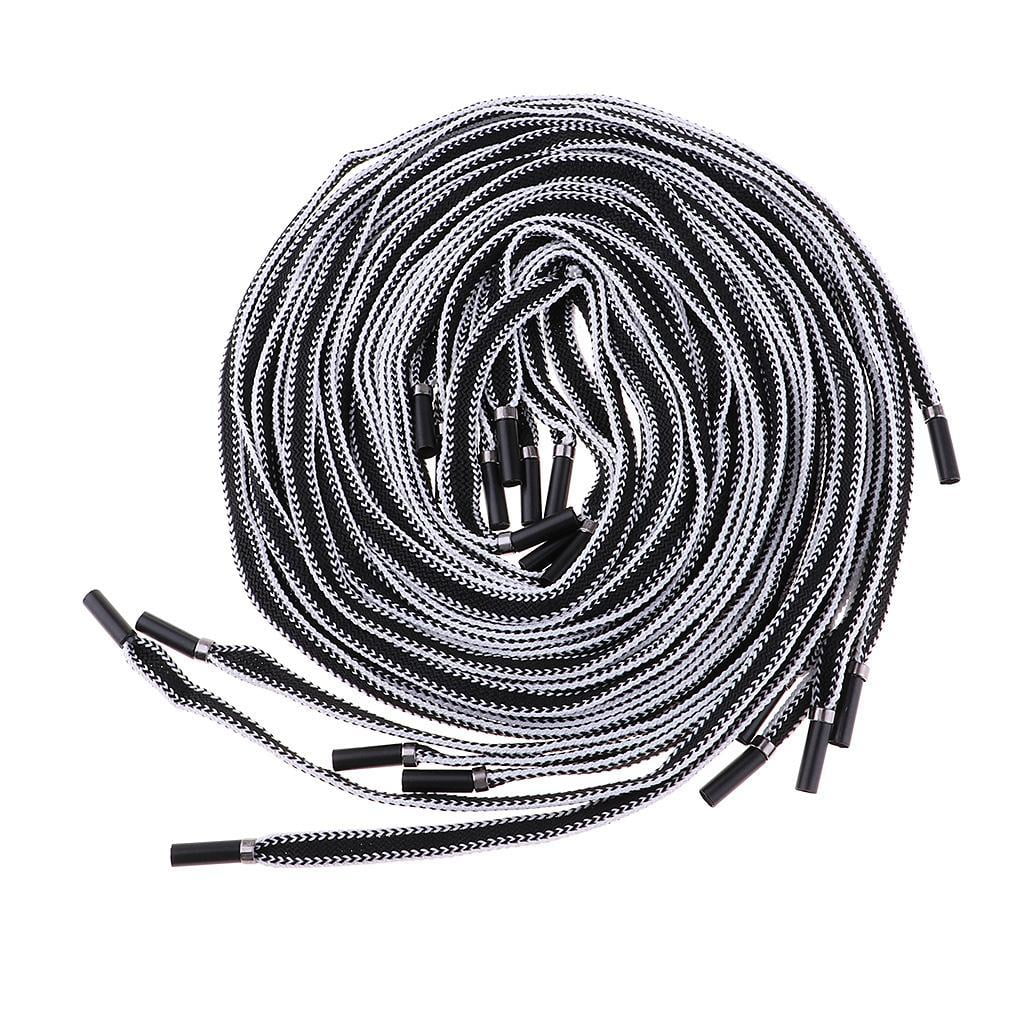 WILLBOND 24 Pieces 59 Inch Replacement Drawstring Cords Universal Drawstring  Replacement Clothing Drawstring 3 Pieces Flexible