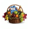 thumbnail image 1 of Pompano Beach Floral Company Fruits and Sweets Christmas Basket - Standard, 1 of 1