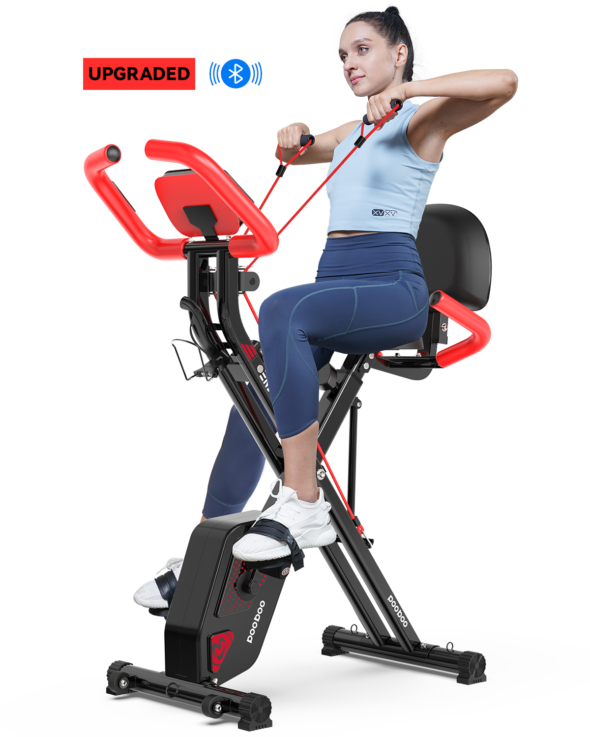 Titan Fitness Fan Bike, Black, 111 LB, Indoor/Outdoor Cycling Exercise