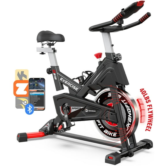 LNOW Exercise Bike Magnetic Resistance Indoor Cycling Bike for Home Cardio Workout Cycle Bike Training 350lbs
