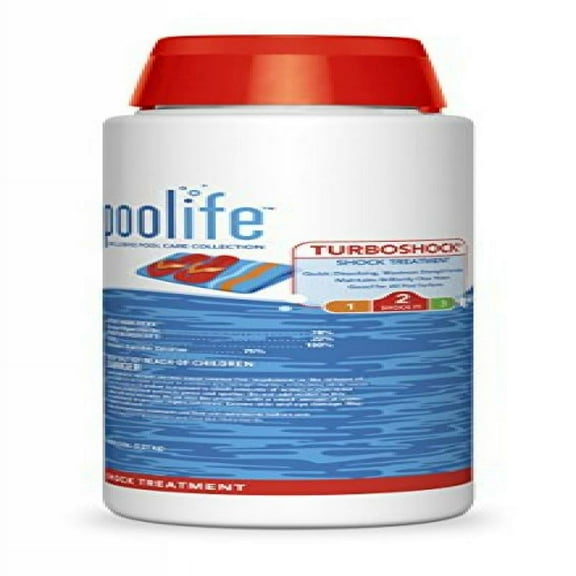 poolife Turboshock Quick Dissolving Swimming Pool Shock, 5 lbs