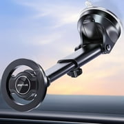 pop-tech for Magsafe Car Mount, [Dashboard Windshield] Ultra Magnetic Phone Holder for Car, Magnet Suction Cup Phone Mount for Magsafe Case iPhone 16 Pro Max 15 14 13 12 Plus, Smartphones