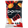 thumbnail image 1 of popchips BBQ Potato Chips Low-Calorie Gluten-Free Healthy Snack (Pack of 2), 1 of 1