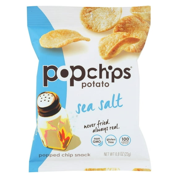 0.8 oz Bag Potato Chips - Sea Salt Flavor (24/Carton)