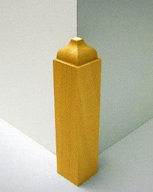 poplar baseboard outside corner block 13/8' square x 81/2' tall