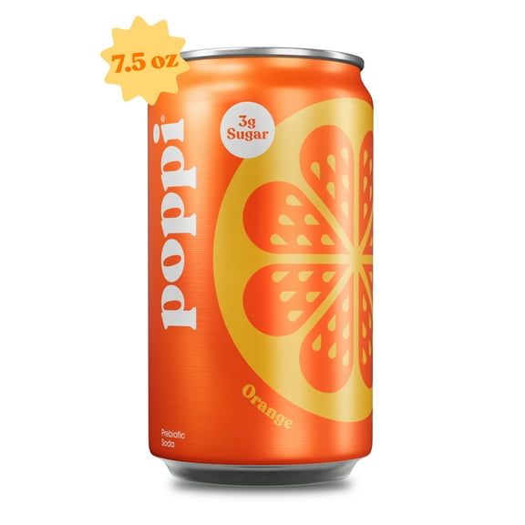 poppi Orange 7.5oz Mini Can