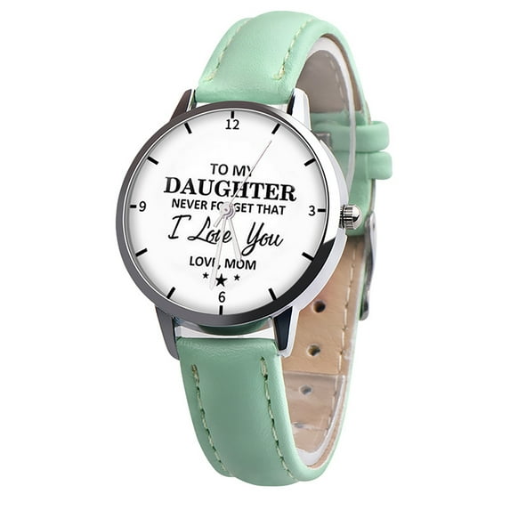 porfeet Women Watch Individual Special Design Faux Leather Band Ideal Wristwatch for Gifts