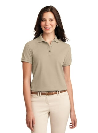 The Knit Polo - Women's Polo Shirts - Brass Clothing Black / S