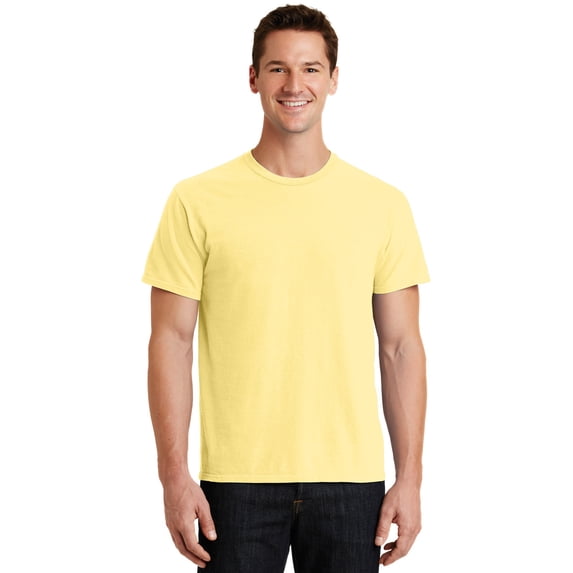 port & company men's essential pigment-dyed short sleeve t-shirt - pc099