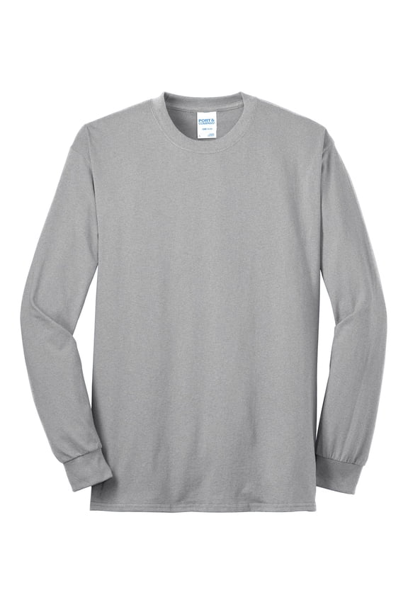 mpany pc55lst mens tall long sleeve 50/50 cotton/poly t-shirt tee shirt