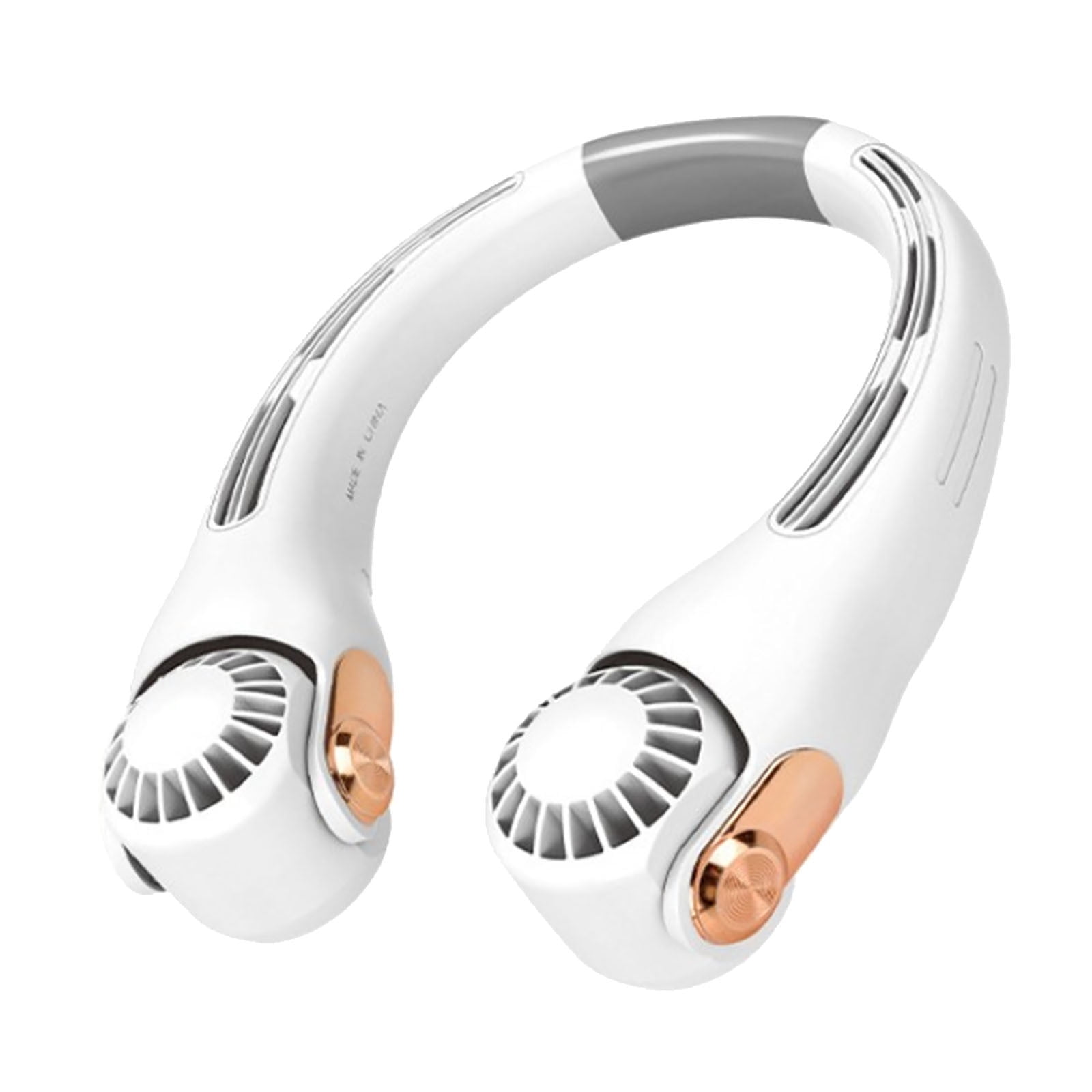 portable neckfan hands free bladeless 3 speeds adjustment headphone design rechargeable usb powered neckfan for outdoor indoor neck fan rechargeable neck fans that blow cold air