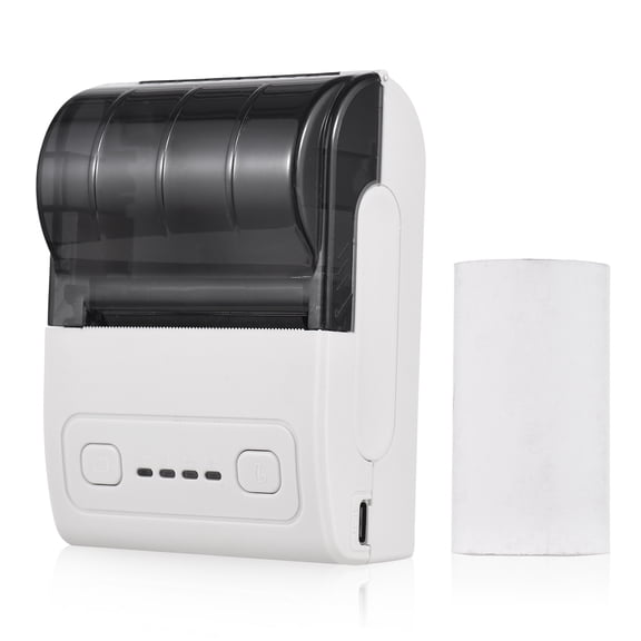 portable printer Printer Bisofice Portable Mini Thermal Printer 2 inch Wireless USB Receipt Bill Ticket Printer with 57mm Print Paper Roll Compatible with iOS for Restaurant Sales