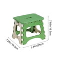 thumbnail image 1 of Portable Stool Portable Folding Stool Outdoor Compact Foldable Plastic Chair forTravel Camping Picnic Home Use Stool with Skidproof Seat and Rounded Edges Folding Stool, 1 of 6