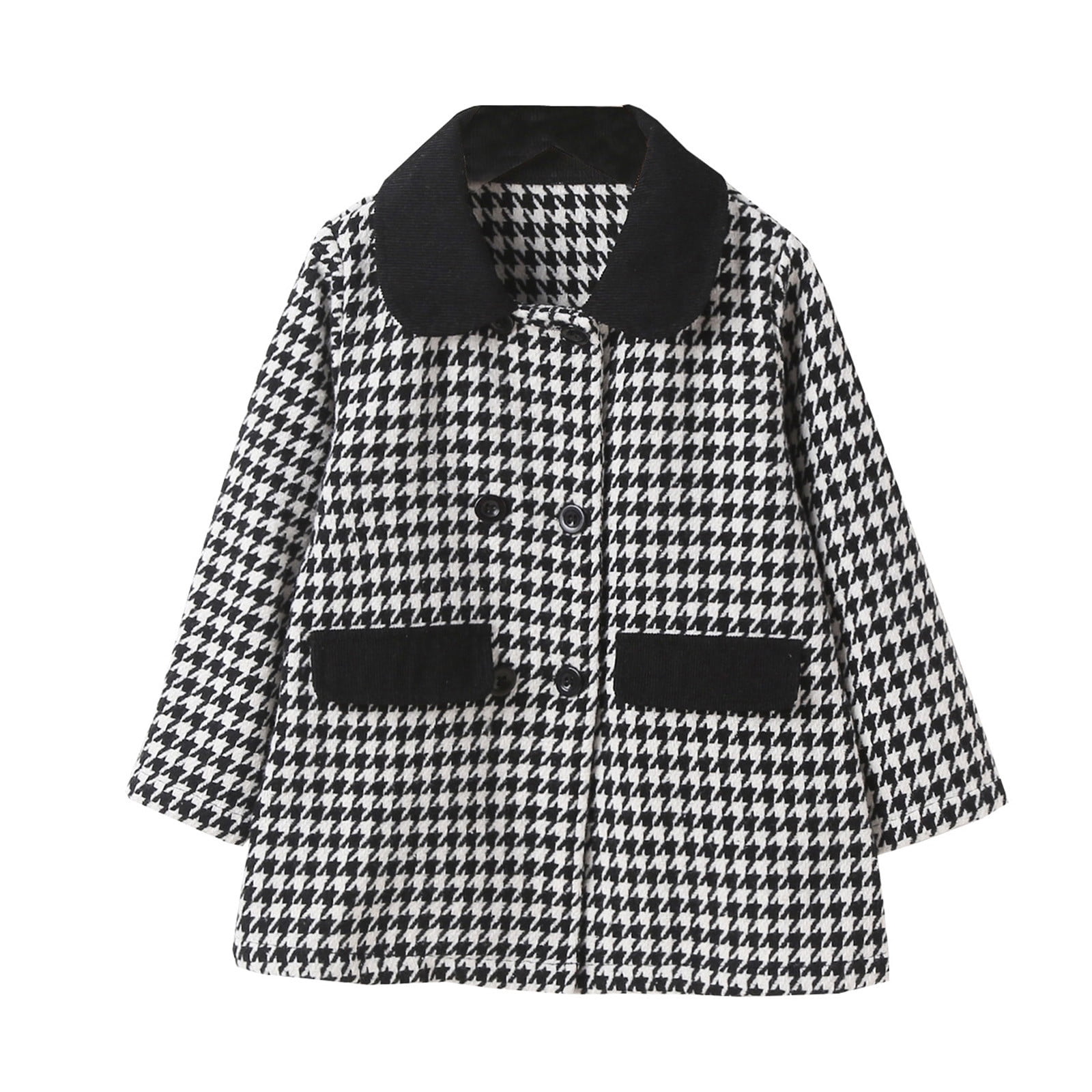 posdfud Toddler Girls Winter Long Sleeve Warm Coat Jacket For Babys