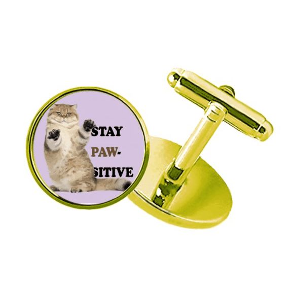 positive emotions animal claws studded business metal cufflinks en
