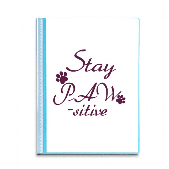 positive energy affects  print book sheet protectors portfolio binder folder
