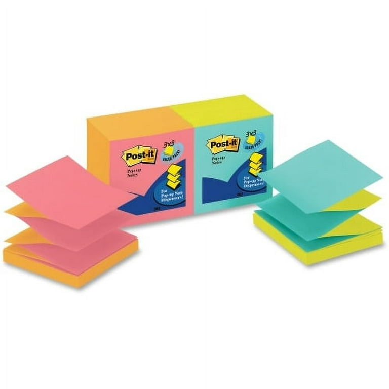 Post-it® Notes, 3 in. x 3 in., Poptimistic Collection, 14 Pads/Pack