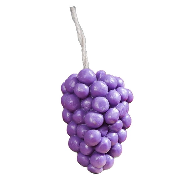 potrochi Bar Soap for Men& Women, Grape Soap On A Rope Handmade Shaped Bar Artisans Handcrafted Grapes Soaps Natural Manual Grape-shaped Soaps Decorative Gift For Showers Baptisms Home Spa 80g
