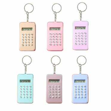 potrochi Basic Small Solar and Battery Operated, Twin Powered Calculator, Large Display Four Function, Auto Powered Handheld Calculator School and Kids, Cute Bear Calculator