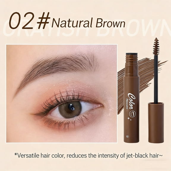 potrochi Brow Mascara, Eyebrow Mascara, Mascara Fast Sculpt, Waterproof, Transfer-proof, Moisturizing Brow Care,Korean Makeup, Beauty (B)