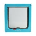 potrochi Cat Door Flap, 4 Way Locking Medium Cat Door, Cat Flap Door Pet Door for