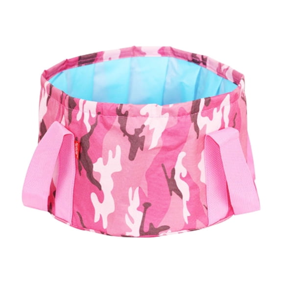 potrochi Collapsible Bucket Foot Bath Basin, Folding Bucket with Handle,Foot Tub for Soaking Feet, Multifunctional Bucket for Travel, Camping Washing, Wash Basin, Finishing Bucket, Foot Spa