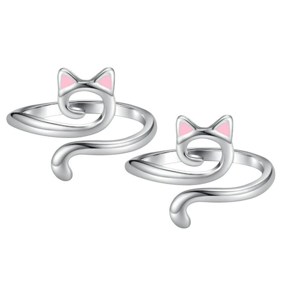 potrochi Crochet Rings for Crocheting Adjustable Crochet Tension Ring for Finger Cat Yarn Guide Ring Knitting Crochet Accessories with Box for Women, Finger Yarn Guide Crochet Accessories