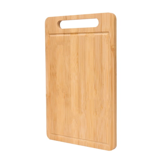 potrochi Cutting Boards, Bamboo Cutting Boards for Kitchen, Kitchen Chopping Board for Meat (Butcher Block) Cheese and Vegetables, Wooden Cutting Board Heavy Duty Serving Tray with Handles