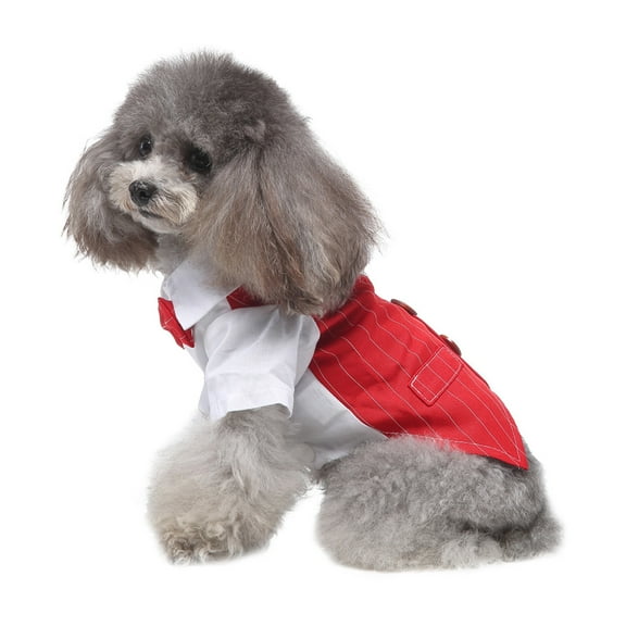 potrochi Dog Tuxedo Dog Suit, Dogs Tuxedo Wedding Party Suit, Dog Prince Wedding Bow Tie Shirt Formal Dog Wedding Attire, Pet Clothes Dog Shirt for Small and Medium Large Dogs