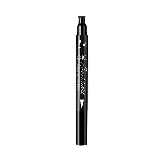 potrochi Dual Ended Liquid Eyeliner - Star Stamp Eyeliner Makeup,Double-Side Waterproof Eyeliner Pen, Long Lasting and Smudge Proof Eye Makeup Tool for Women, F