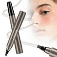 thumbnail image 1 of potrochi Eyebrow Pen with Four-Brush Tip, Waterproof Microblading Eyebrow Pencil, 4 Tip Precise Eyebrow Makeup Pen for Women, Fast & Precise Eyebrow Makeup (Grey), 1 of 2
