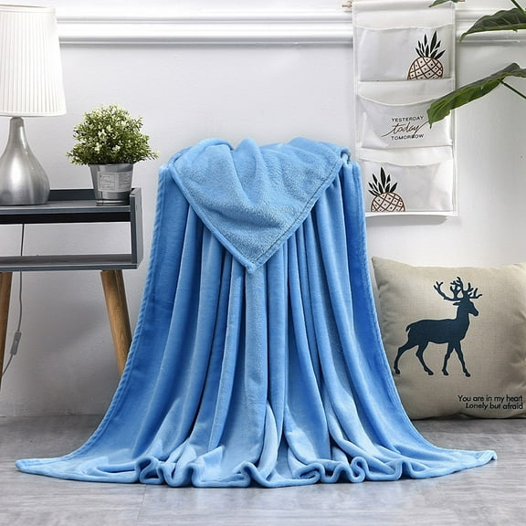 potrochi Fleece Blanket Queen Blanket, Bed Blanket Soft Lightweight Plush Fuzzy Cozy Luxury Microfiber, Summer Soft Velvet Fleece Blanket Throw for Couch Lightweight Blanket for Bed
