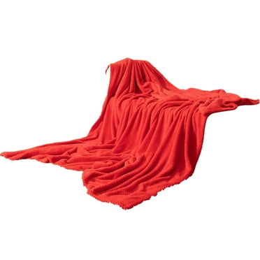 potrochi Fleece Throw Blanket for Couch - Lightweight Plush Fuzzy Cozy Soft Blankets and Throws for Sofa, Soft Fuzzy Plush , Luxury Flannel Lap Blanket, Super Cozy and Comfy for All Seasons