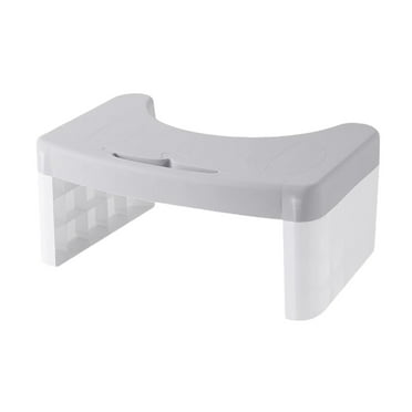 potrochi Foldable Toilet Stool, Foldable Squatting Stool Poop Stool, Bathroom Toilet Potty Stool, Healthy Squatting Posture Poop Stool with Anti-Slip Feet, Portable Travel Foot Stool for Toilet