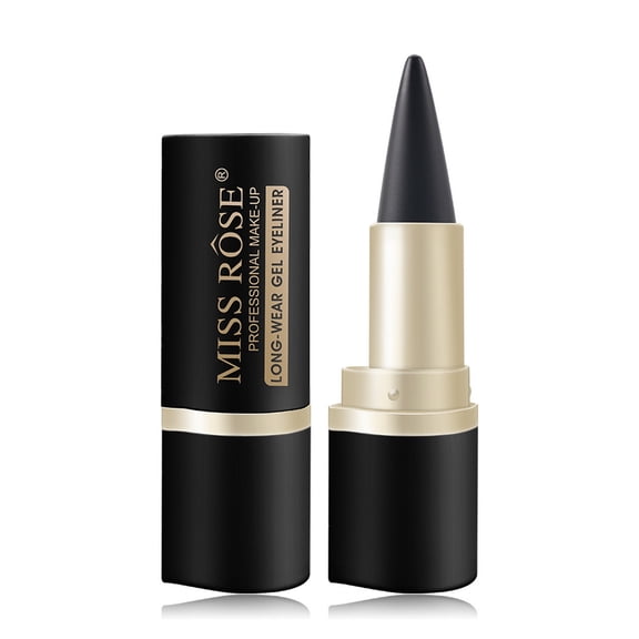 potrochi Gel Eyeliner, Black Eyeliner Pencils, Tool Smudge Proof and Waterproof Matte Quick Dry Black Eye-liner Pencil, Easy to Use, Eye Makeup for Women (Black)