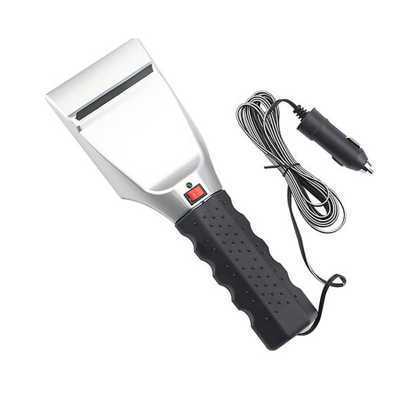 potrochi Heated Snow Ice Scraper 12V Electric Auto Windshield Ice Scrapers Electric Window Ice Scraper, Winter Car Heating Ice Scraper, for Most Cars Trucks SUV