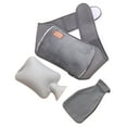thumbnail image 1 of potrochi Hot Water Bag, Hot Water Bottle Rubber Warm Water Bag Pouch, PVC Material Hot Water Bag with Soft Waist Cover for Neck and Shoulder, Back,Hand, Legs, Waist Warm, 1 of 3