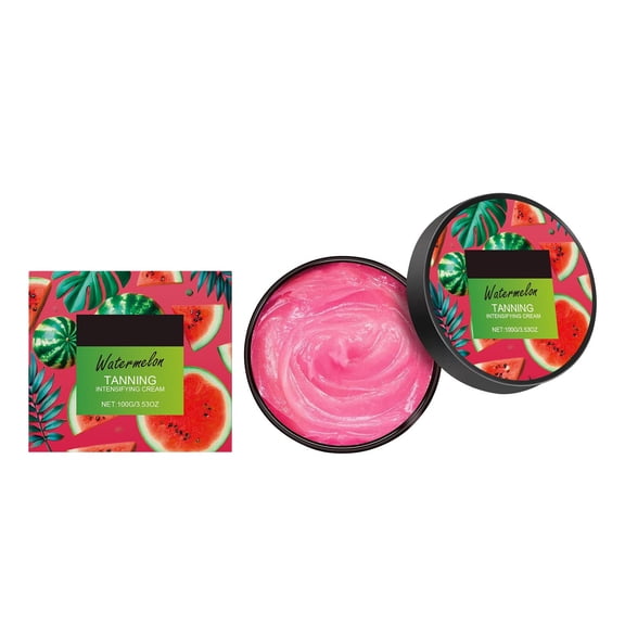 potrochi Intensive Tanning Gel, Tanning Gel Tan Accelerator Gel Intensive Tanning Oil for Outdoor Sun & Tanning Beds, Tanning Balm For Beach (watermelon)