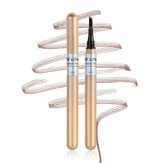 potrochi Liquid Eyebrow Pen, Waterproof Microblading Eyebrow Pencil with a Micro-Fork Tip Applicator, Creates Natural Looking Brows Effortlessly, C