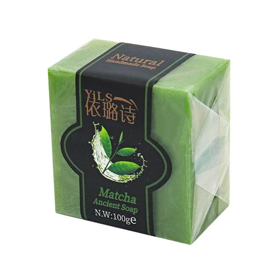 potrochi Matcha Soap, Deep Cleaning Moisturizing Essential Oil Soap, Natural Plant Essential Oil Soap Bar, Moisturizes And Nourishes The Skin, Leaving Smooth And Supple, Non Stimuli