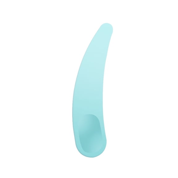 potrochi Mini Curved Cosmetic Scoop Makeup Mask Spoon, Mini Cosmetic Spatula Facial Mask Spatula Small Makeup Scoop, Facial Skincare Face Mask Spatula