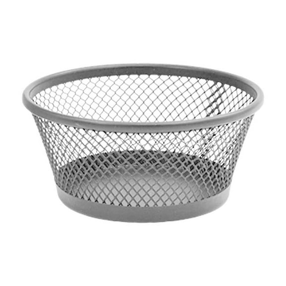 potrochi Paper Clip Holder, Paperclip Holders for Desk, Mesh Paper Clip Holder for Desk Binder Wire Mesh Bowls, Paper Clip Dispenser Organizer for Holding Small Parts Office Accessories