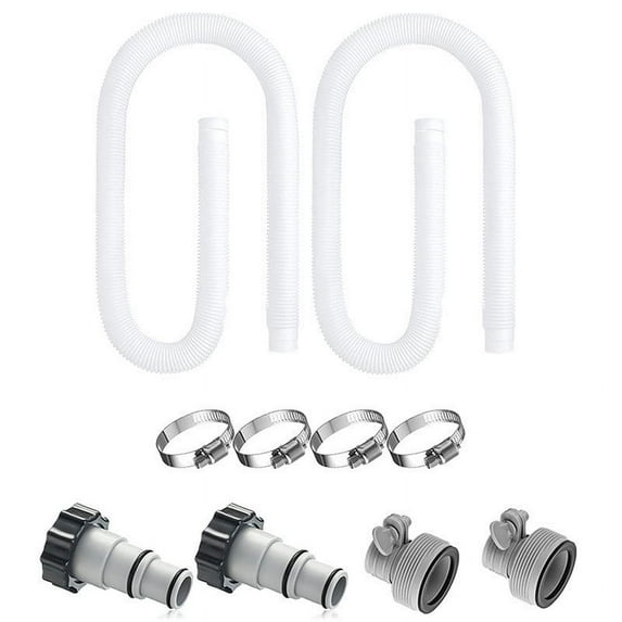 potrochi Pool Pump Hose for Above Ground Pool, Pool Filter Hose Replacement Kit for Above Ground Pools, Swimming Pool Compatible Accessories, Swimming Pool Compatible Accessories