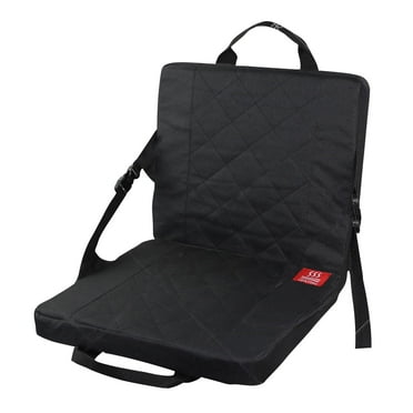 potrochi Portable Heated Stadium Seat, Heated Seat Cushion【No Power Bank】 USB Powered, Stadium Seats for Bleachers, 3 Level Heated Chair Pad,Foldable Heated Seat for Indoor, Outdoor, Sports